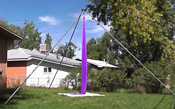 Suspendulum Rig in Boulder Backyard